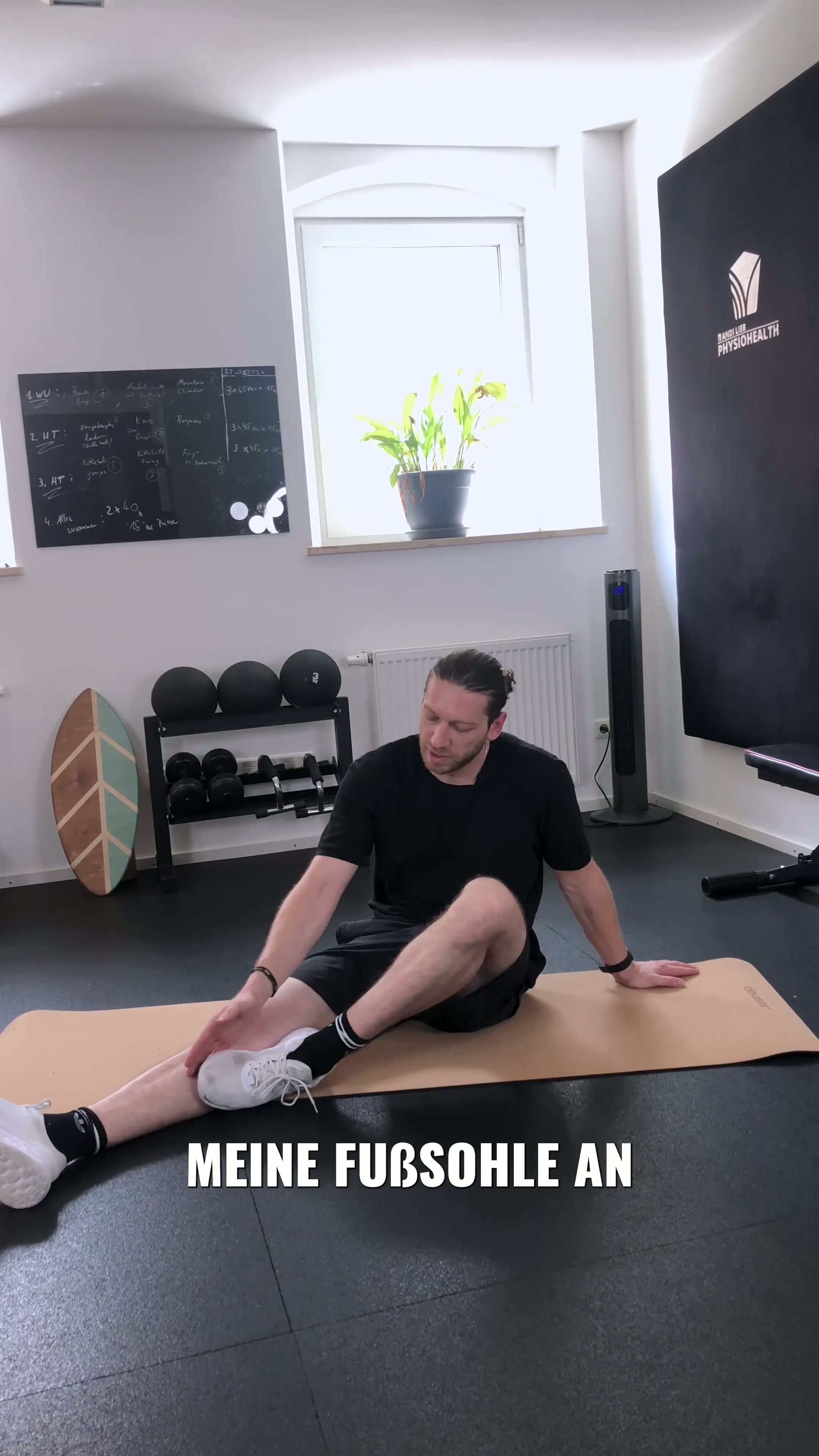 Mobilisation der Hüfte mit einseitiger Übung