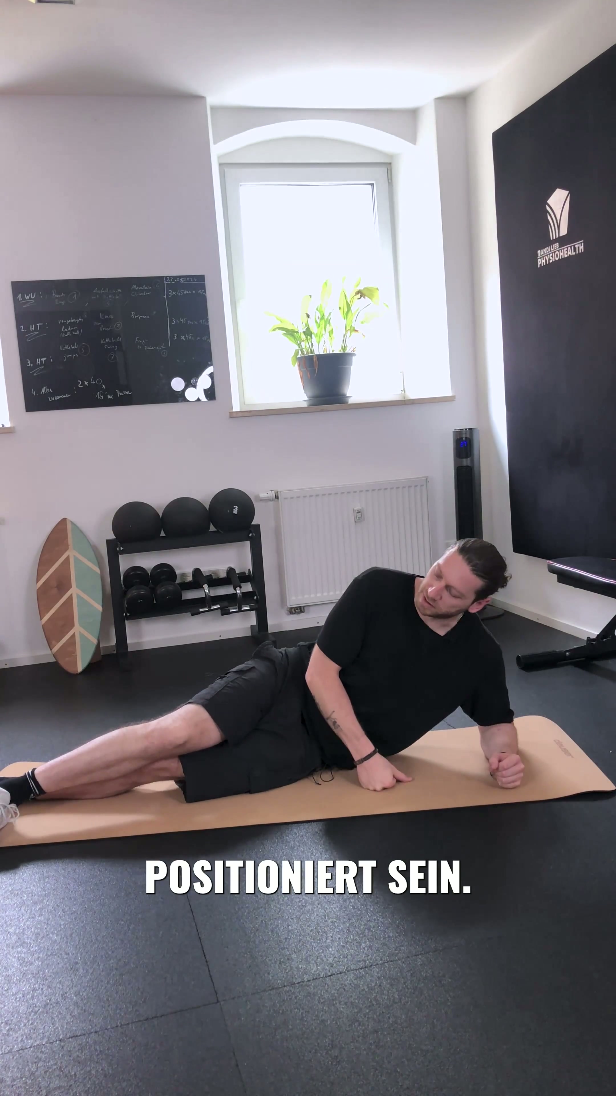 Effektiver Seitstütz für Rumpf und Gesäß