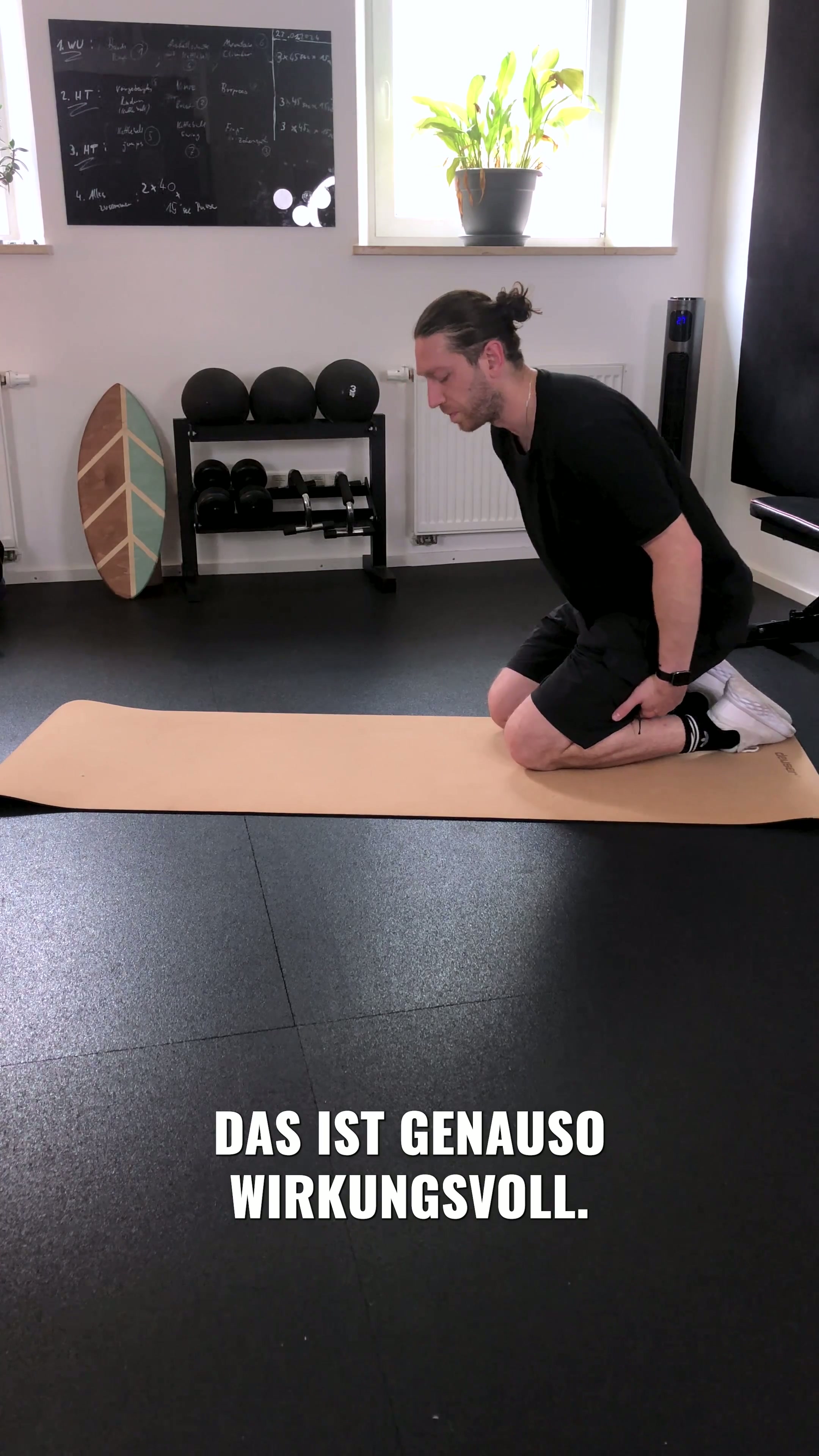 Entspannende Kindespose für Rückenschmerzen